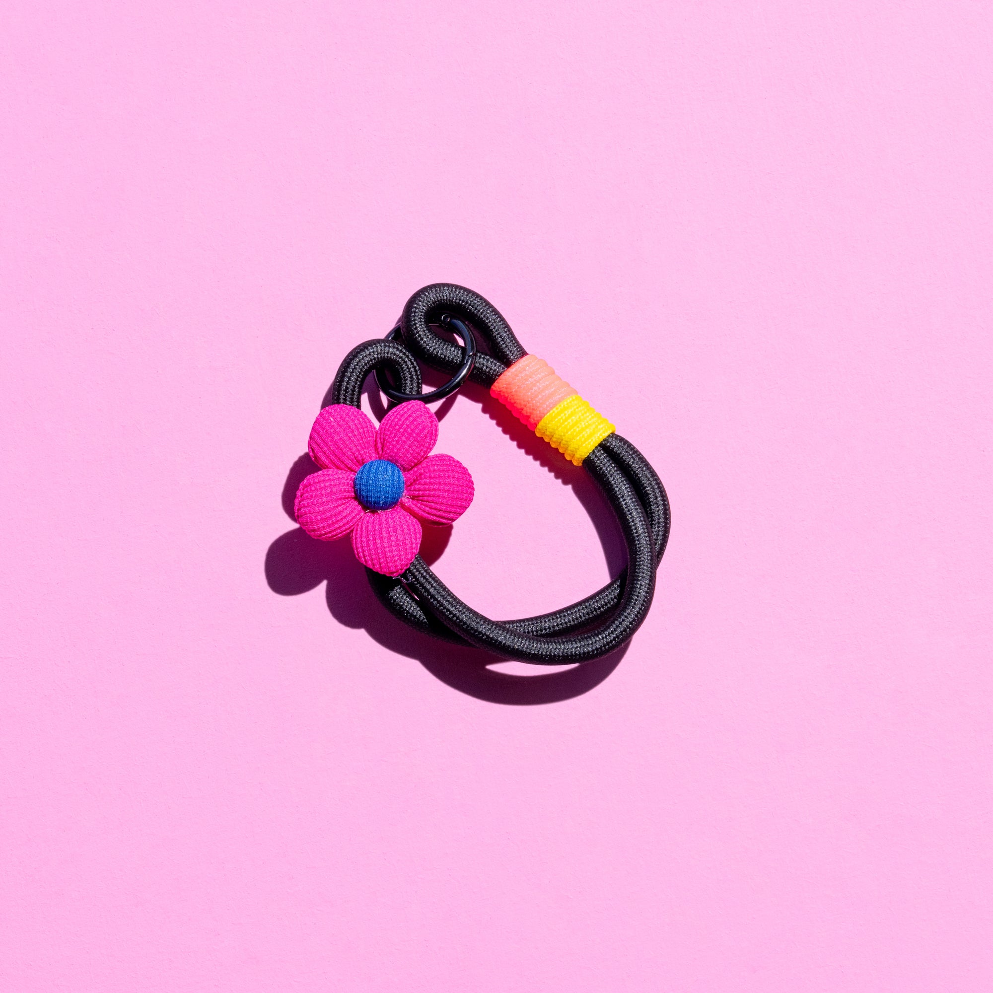 Flower keychain bag charm - colours assorted-Little Fish Co.