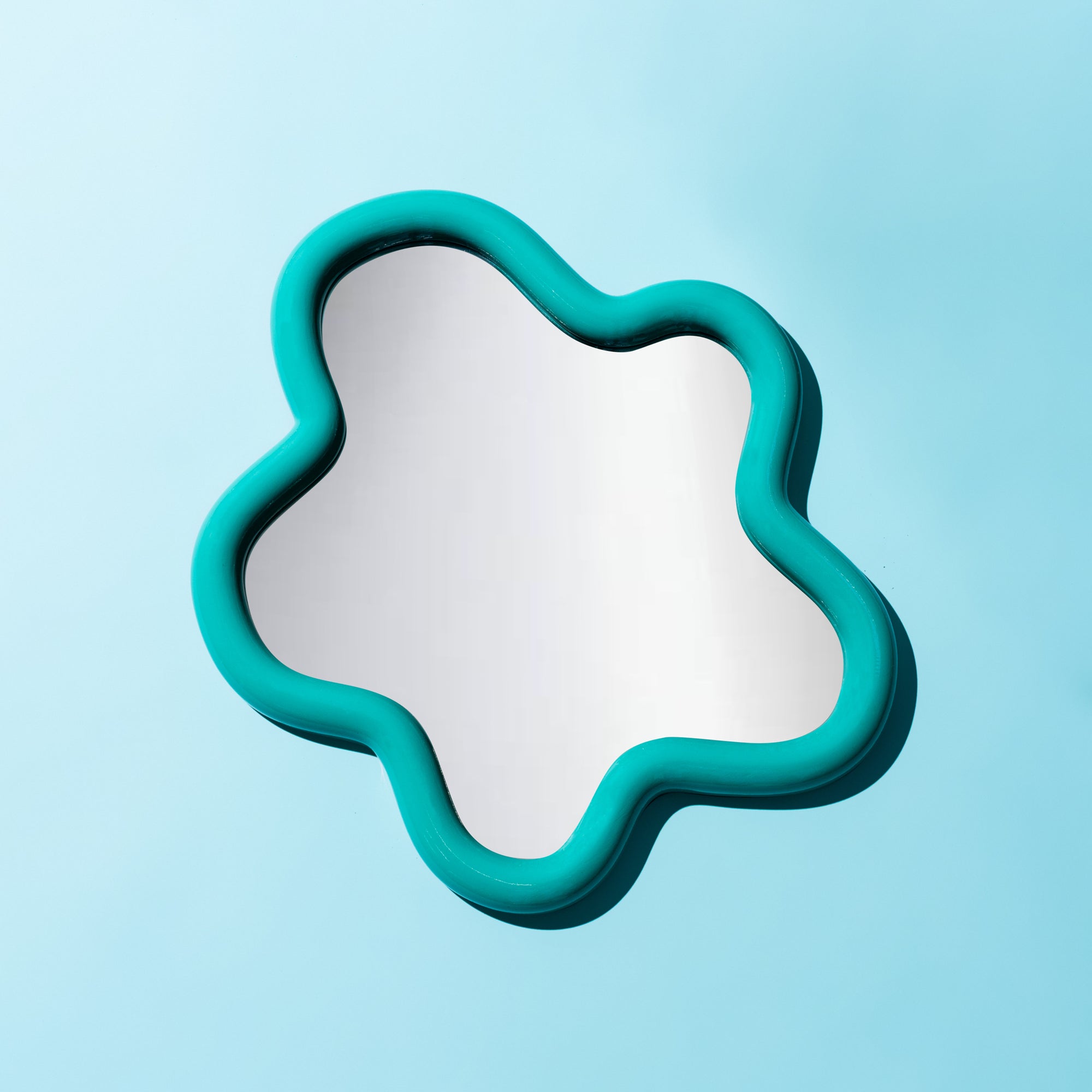 The Fairmont Star mirror - Teal gloss Ship November-Little Fish Co.
