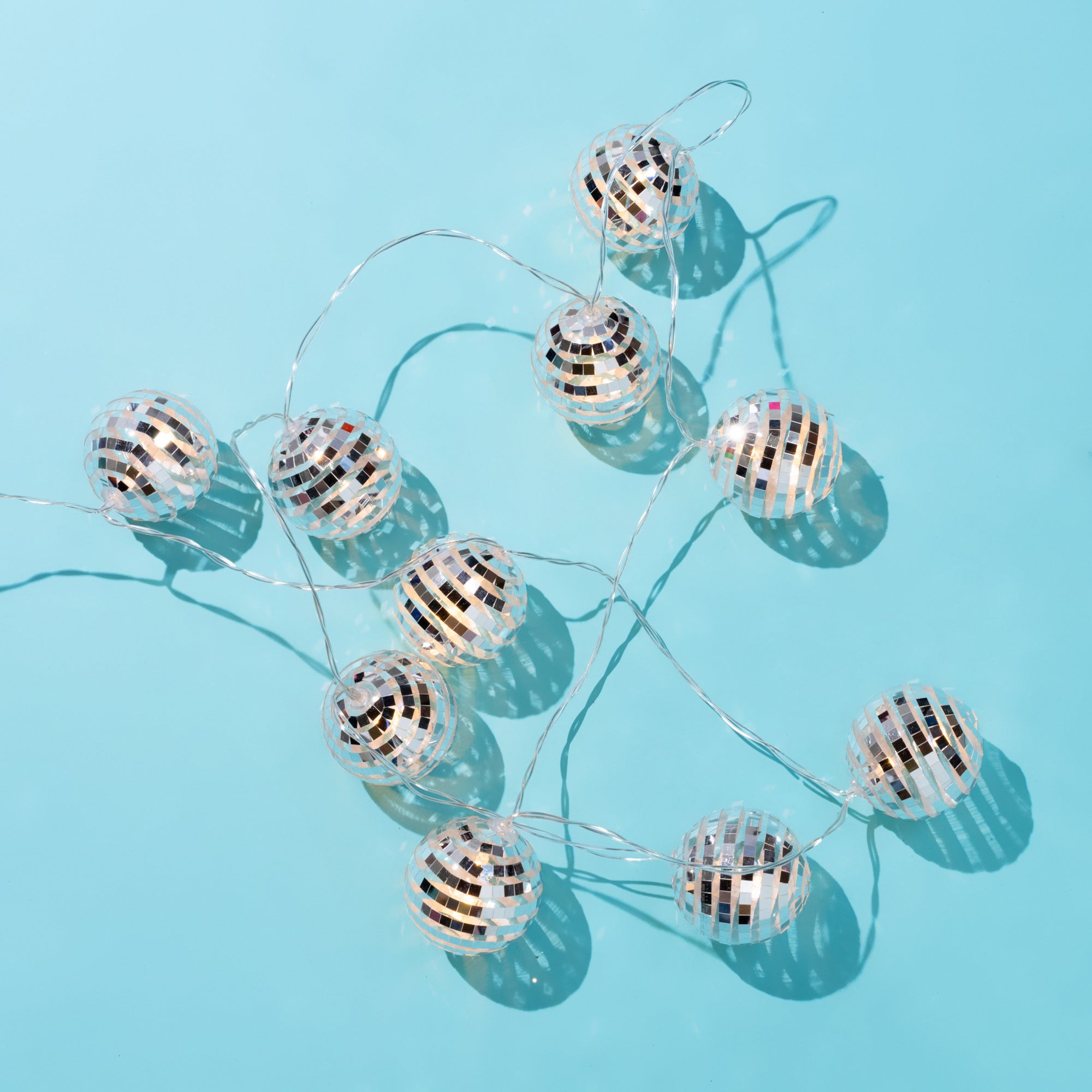 " Saturday night fever" Disco ball festive lights -Silver-Top 30 Christmas-Little Fish Co.