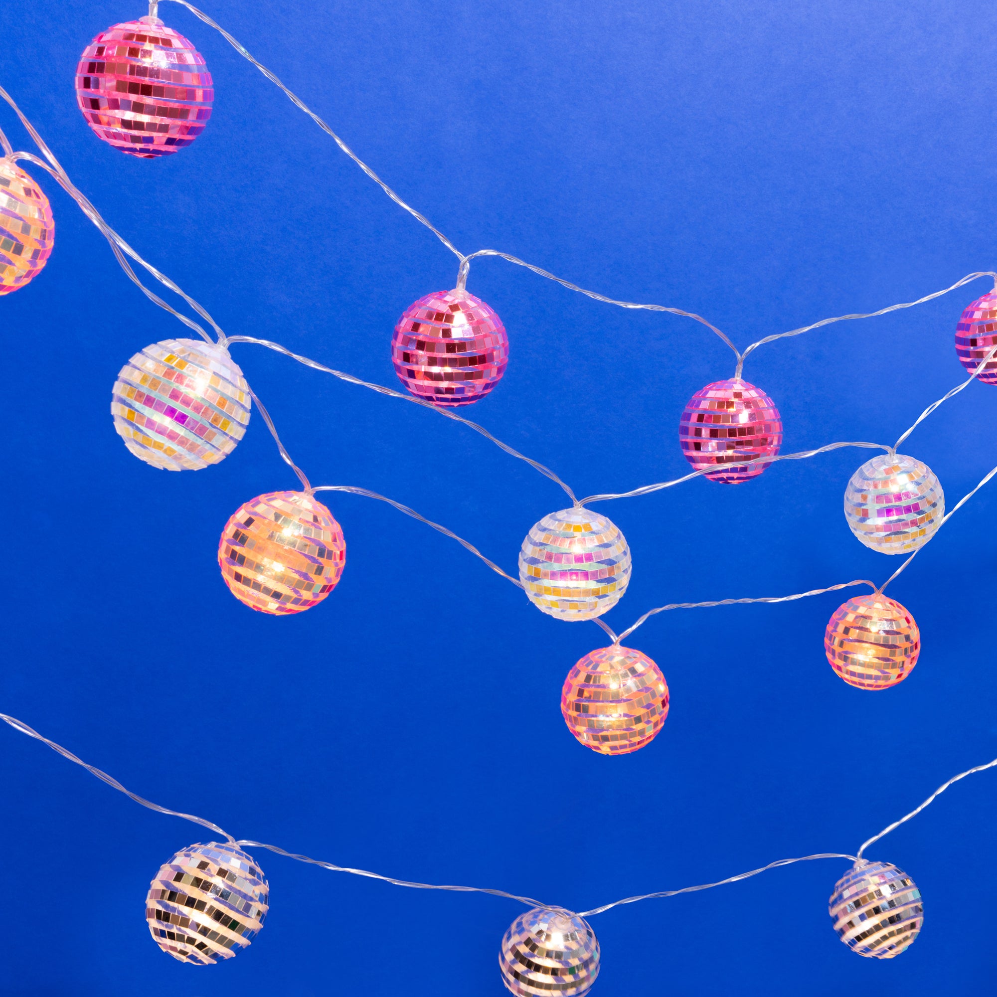 " Saturday night fever" Disco ball festive lights -Silver-Top 30 Christmas-Little Fish Co.