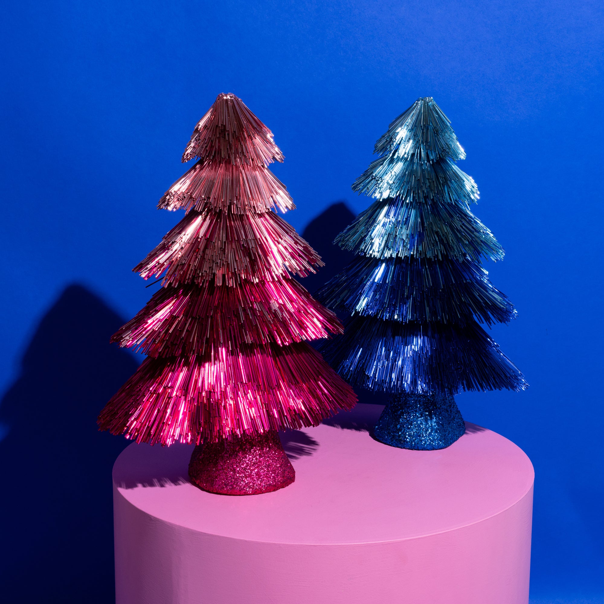 " The Dazzler" Metallic tiered Christmas tree-Blue Ombre ( ships Sep)-Top 30 Christmas-Little Fish Co.