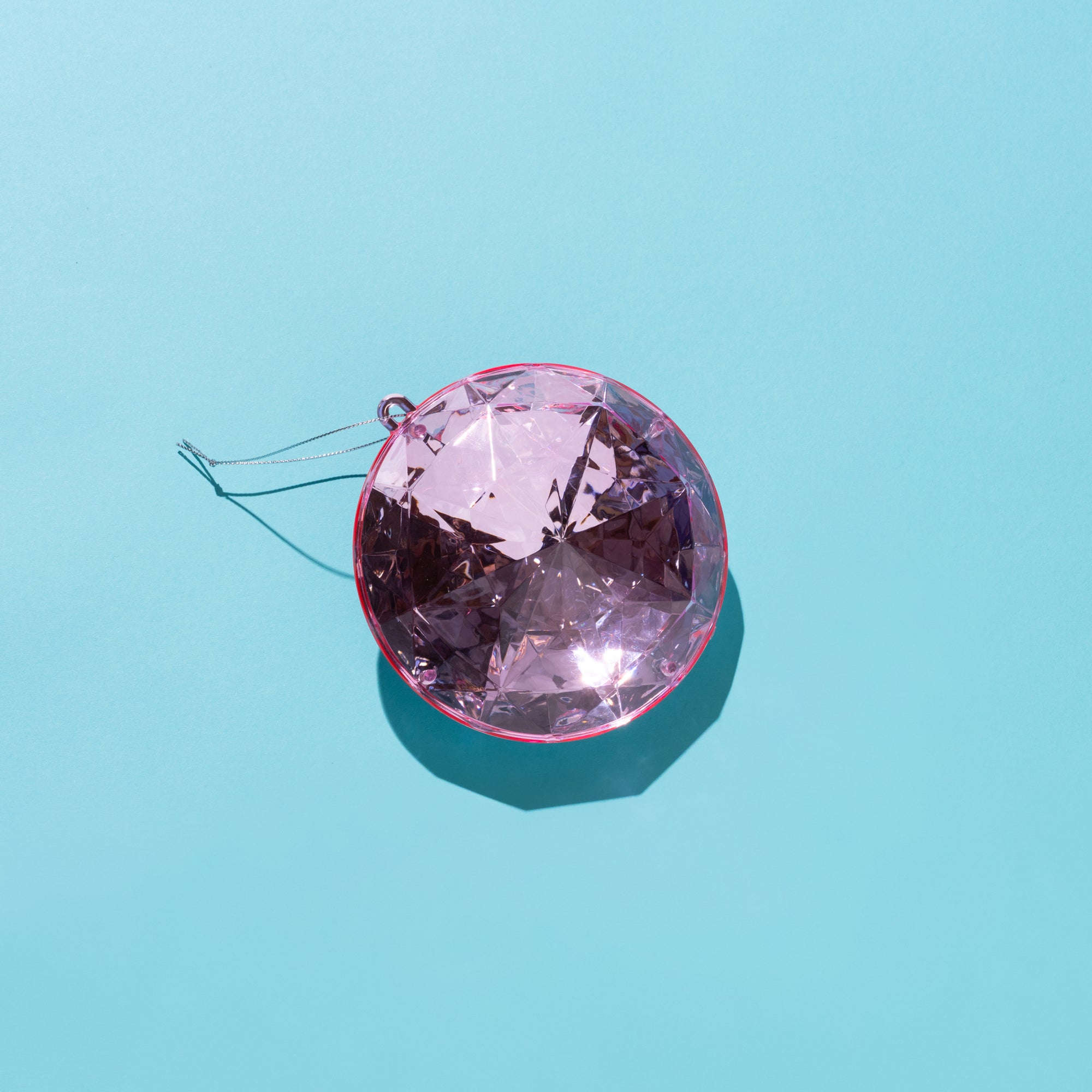 "The Sparkler" oversized Jewel Christmas Decoration - Pink ( Ships September)-Little Fish Co.