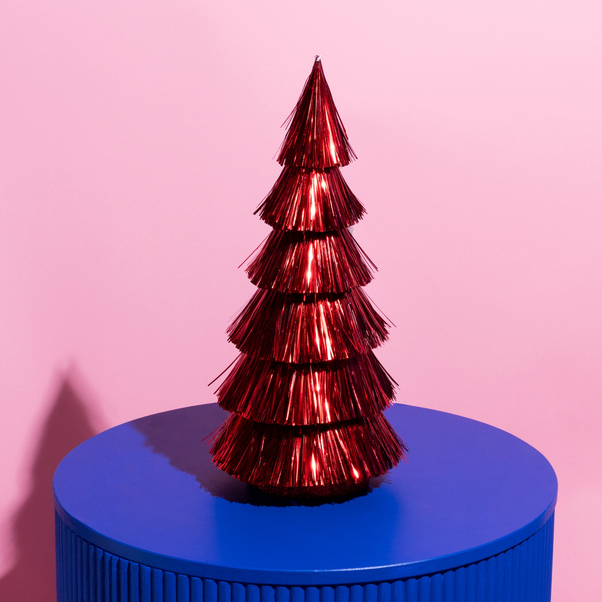 " The Twinkle" Metallic tiered Christmas tree- Red ( ships Sep)-Top 30 Christmas-Little Fish Co.