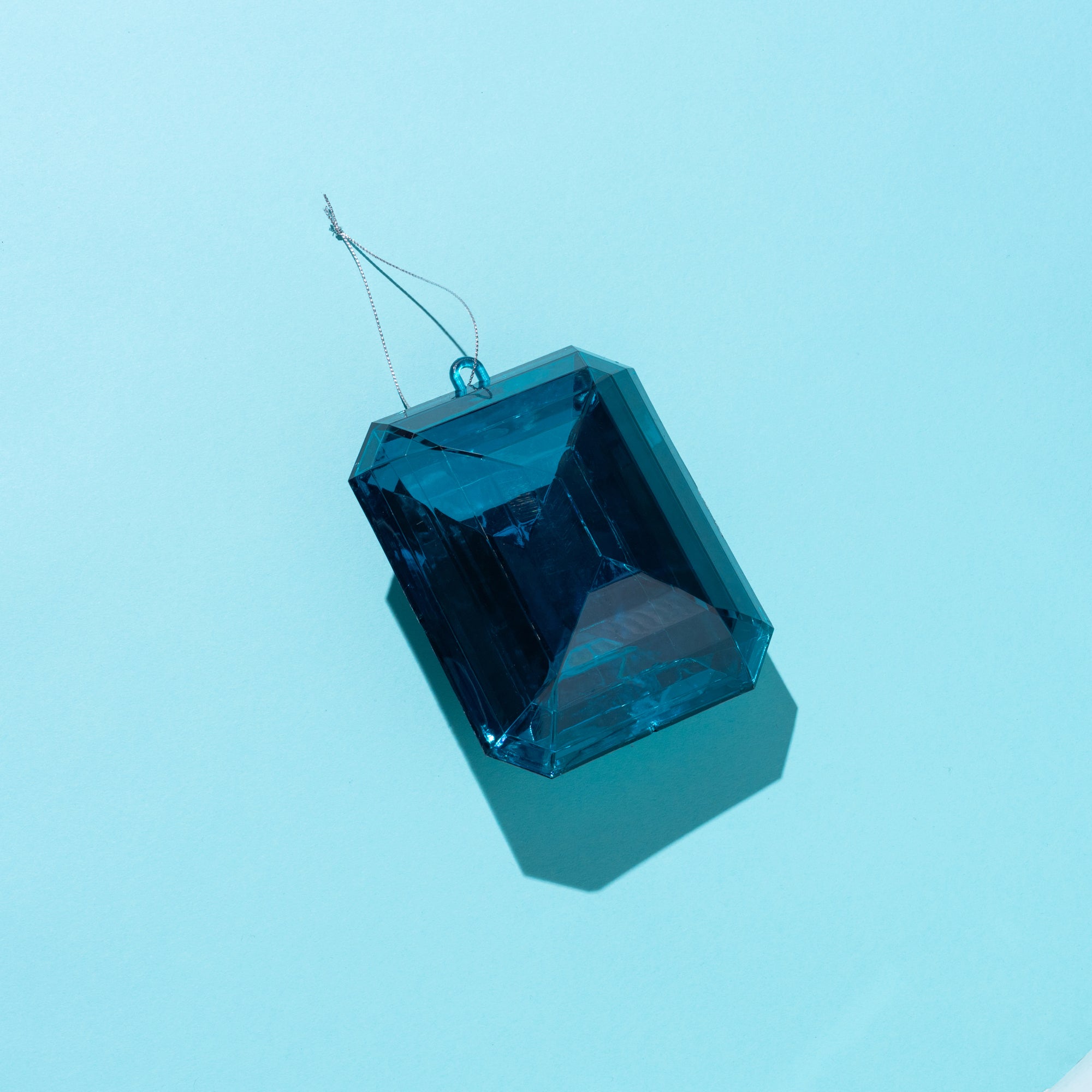 "The Bijou" oversized Jewel Christmas Decoration Teal( Ships September)-Little Fish Co.