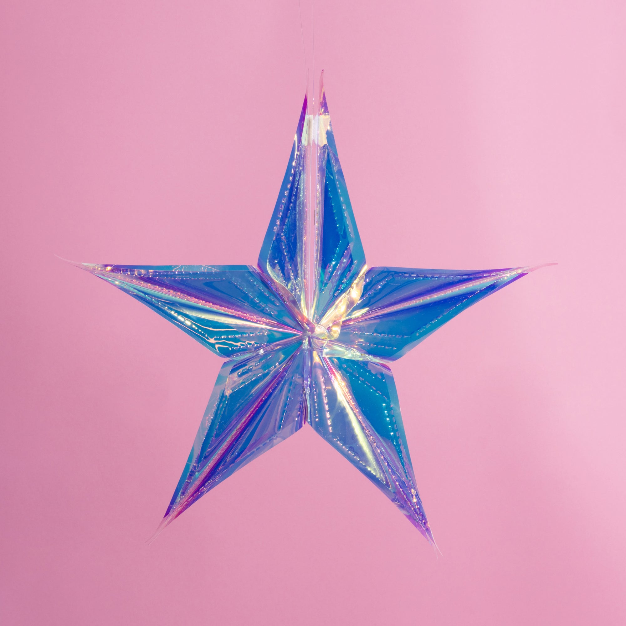 Hanging iridescent film decorations - styles various-Top 30 Christmas-Little Fish Co.