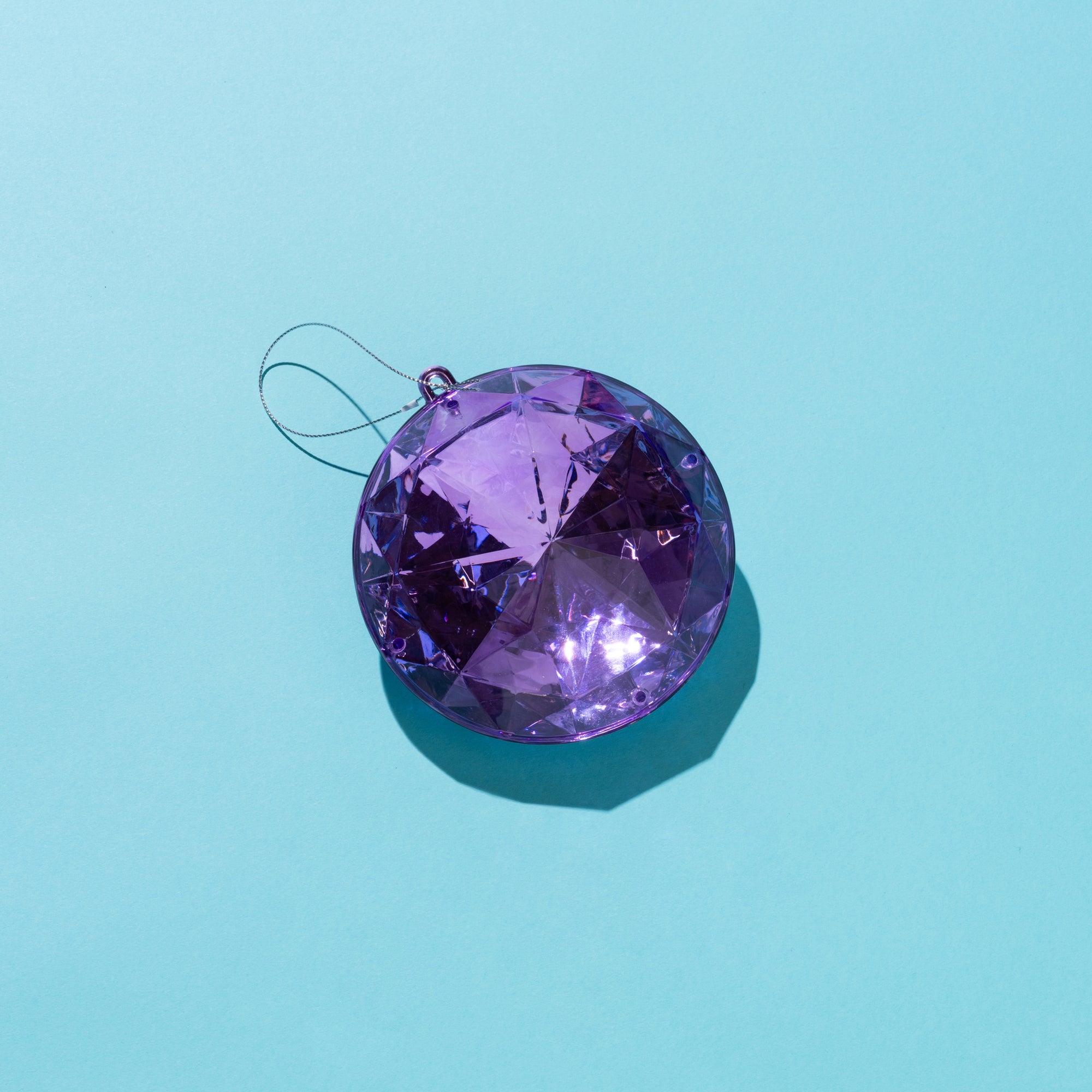 "The Sparkler" oversized Jewel Christmas Decoration -Lilac ( Ships September)-Little Fish Co.