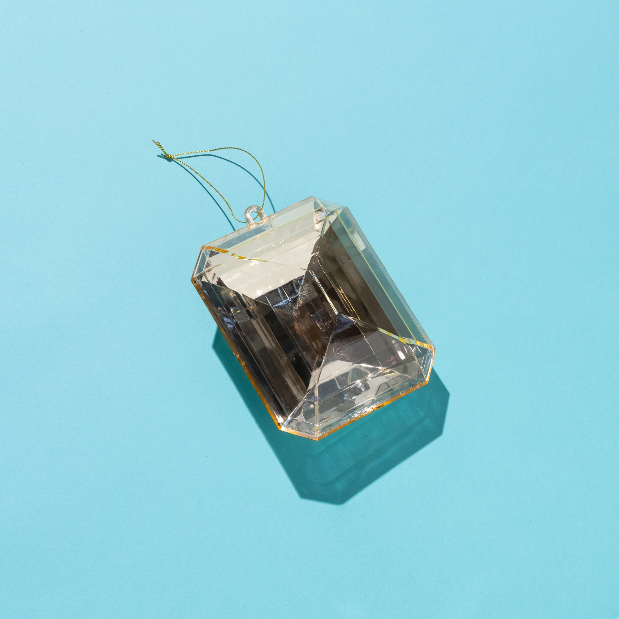 "The Bijou" oversized Jewel Christmas Decoration Light Gold ( Ships September)-Little Fish Co.