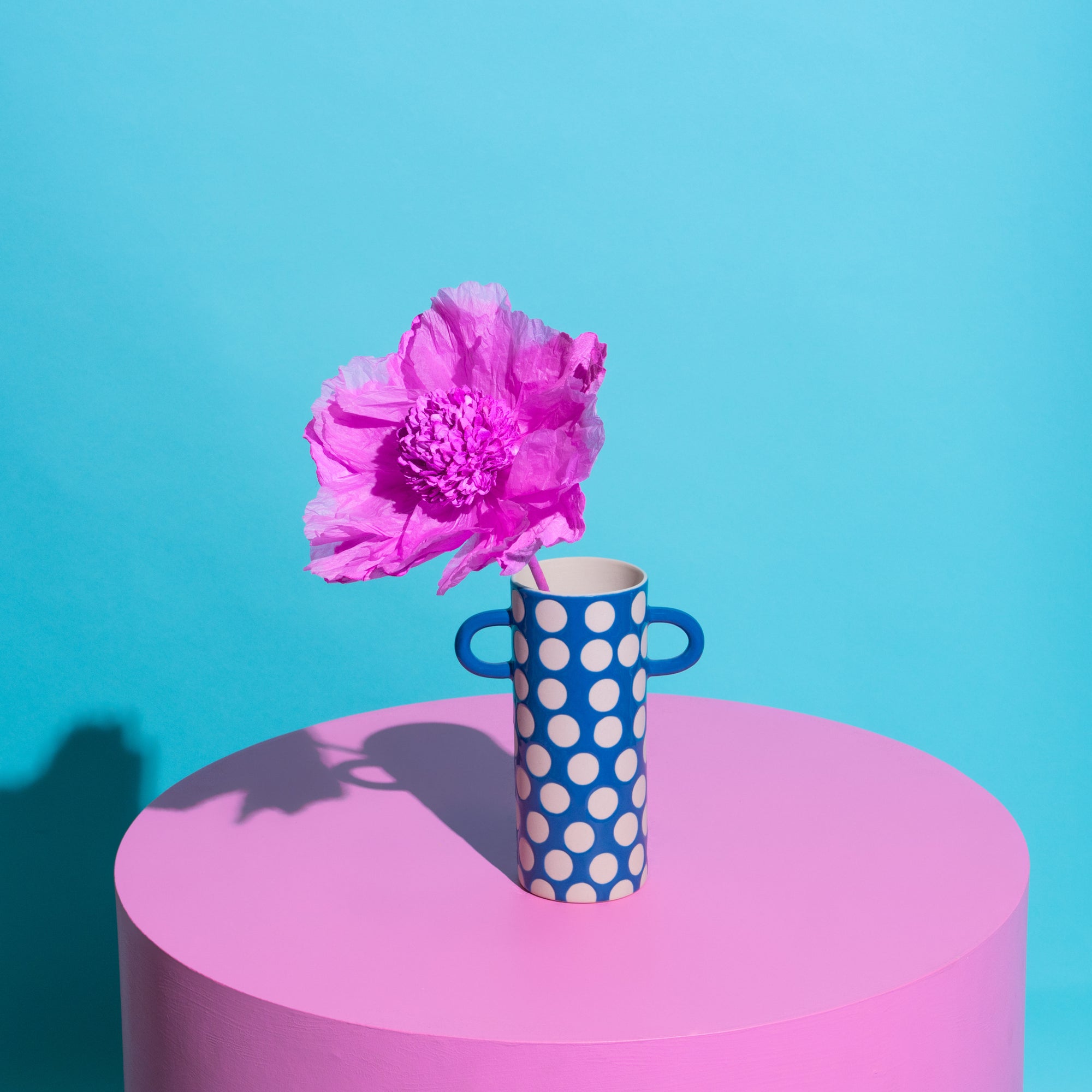 Helenium Paper Flower Ultra Violet-Paper Flowers-Little Fish Co.