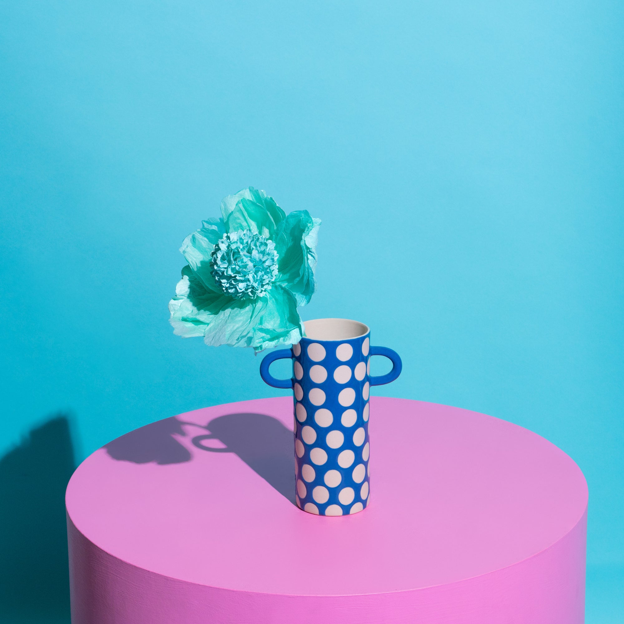 Helenium Paper Flower Turquoise-Paper Flowers-Little Fish Co.