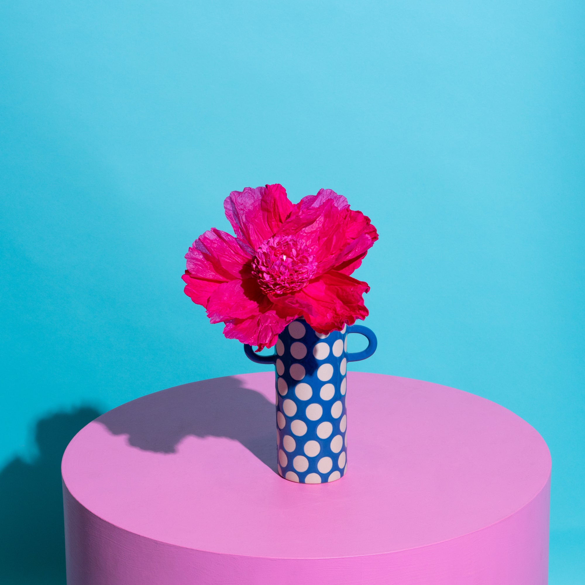 Helenium Paper Flower Magenta Pink-Paper Flowers-Little Fish Co.