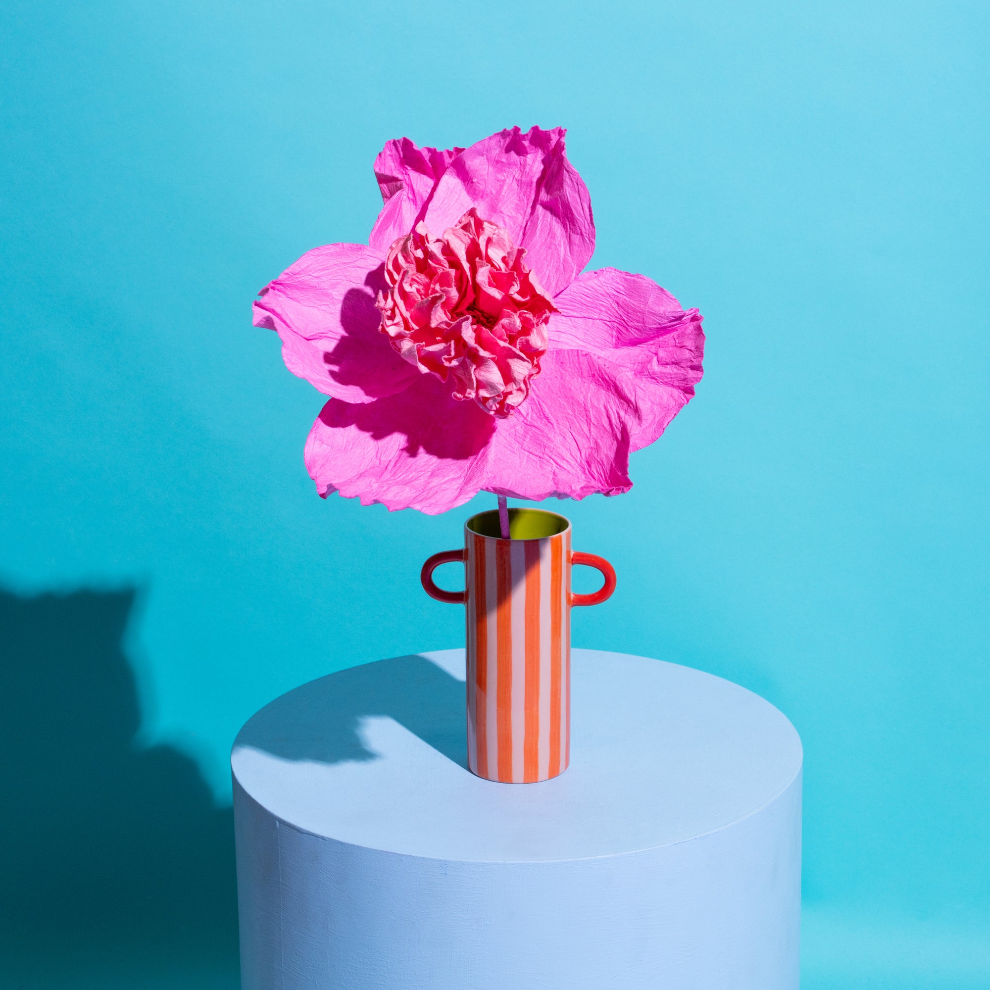 Camilia Paper Flower Pink-Paper Flowers-Little Fish Co.