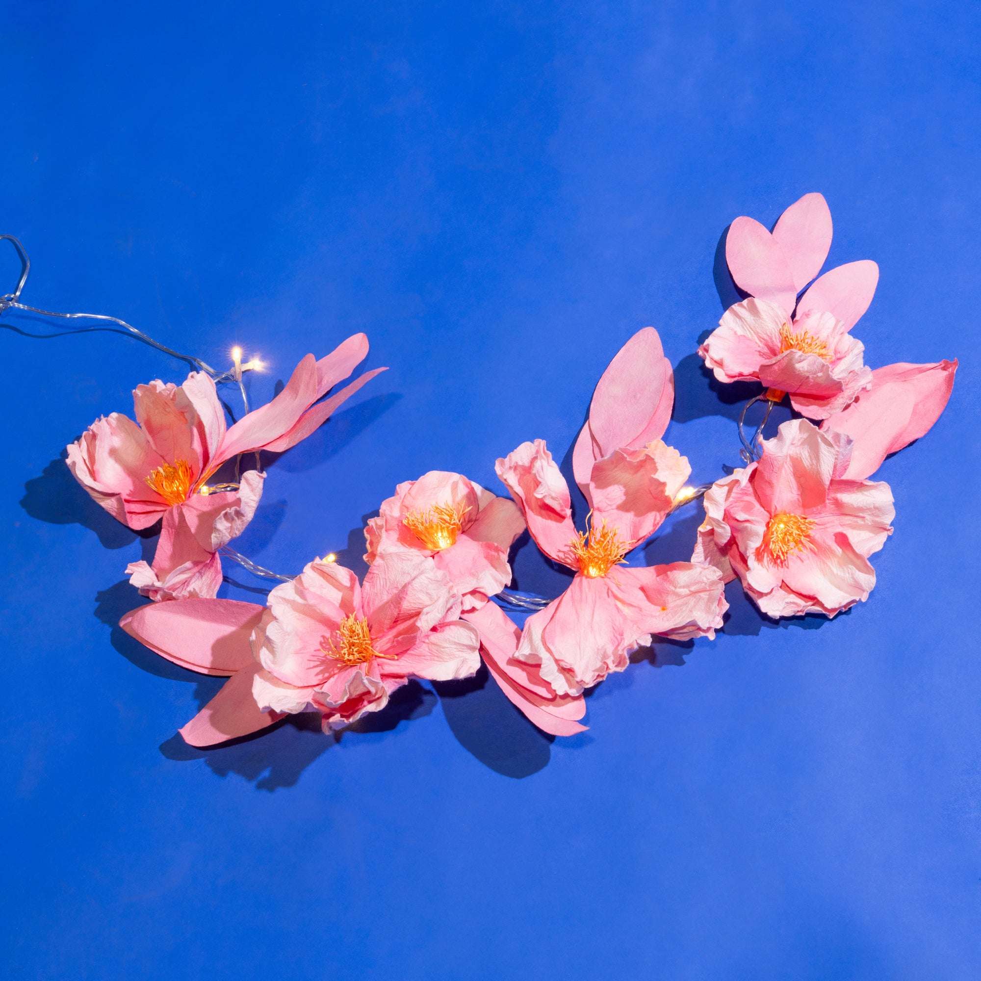 Paper flower floret light - pink-Paper Flowers-Little Fish Co.
