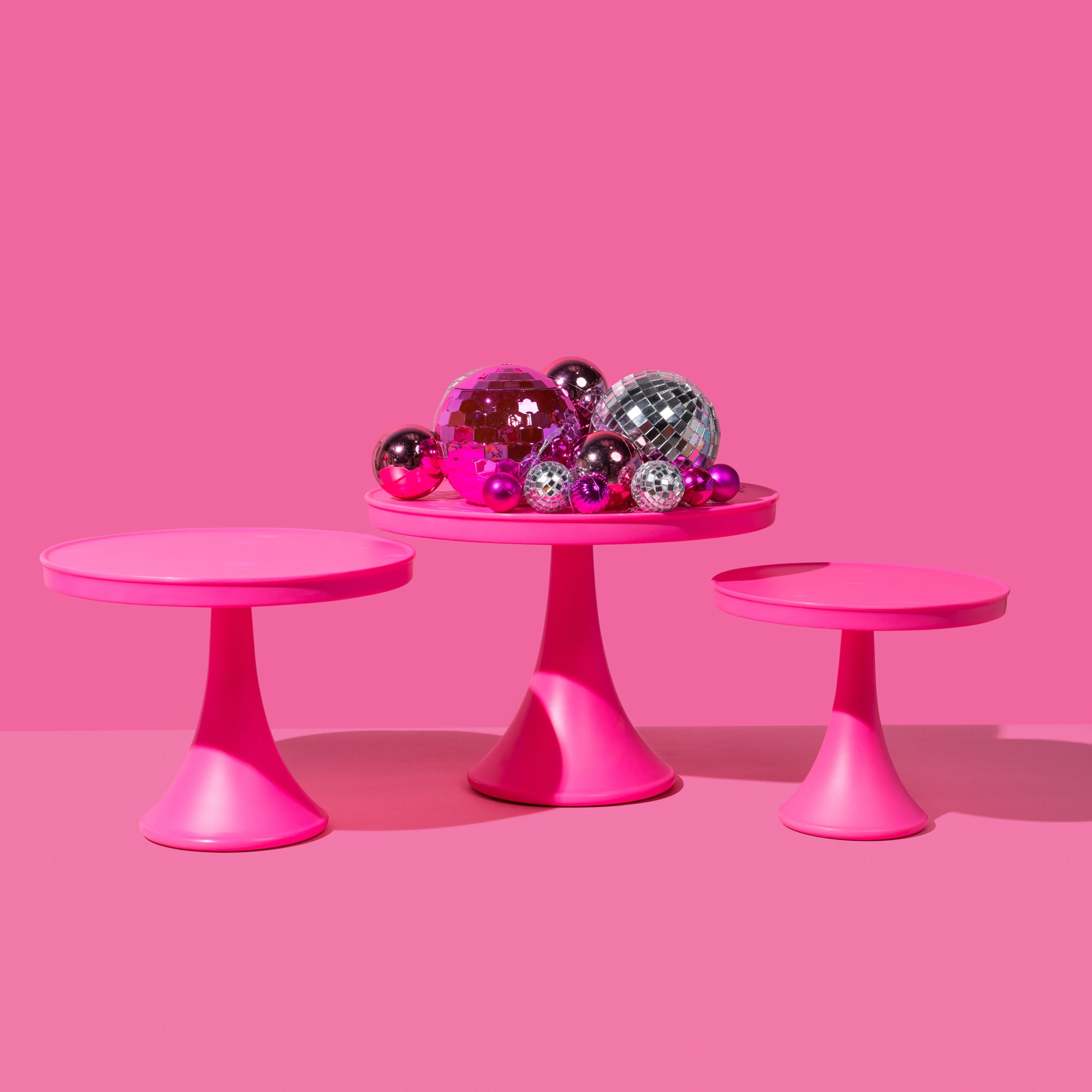 Hot Pink Cake Stand - Assorted sizes-Fun-Little Fish Co.