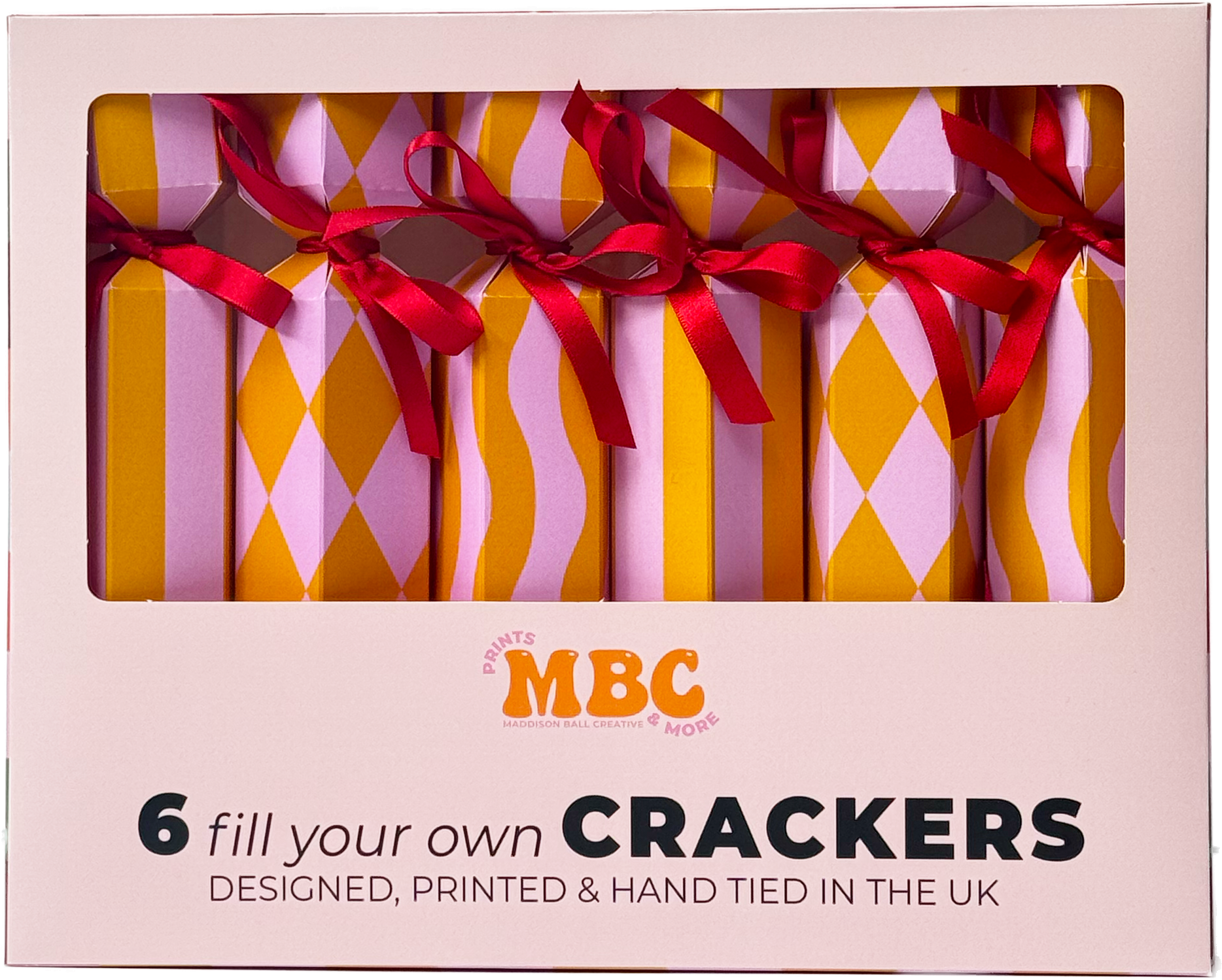 Christmas Crackers - Lilac / Mustard (Ships September)-Top 30 Christmas-Little Fish Co.