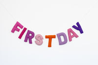 First Day Felt Garland - Blueberry-top 30 back to school-Little Fish Co.