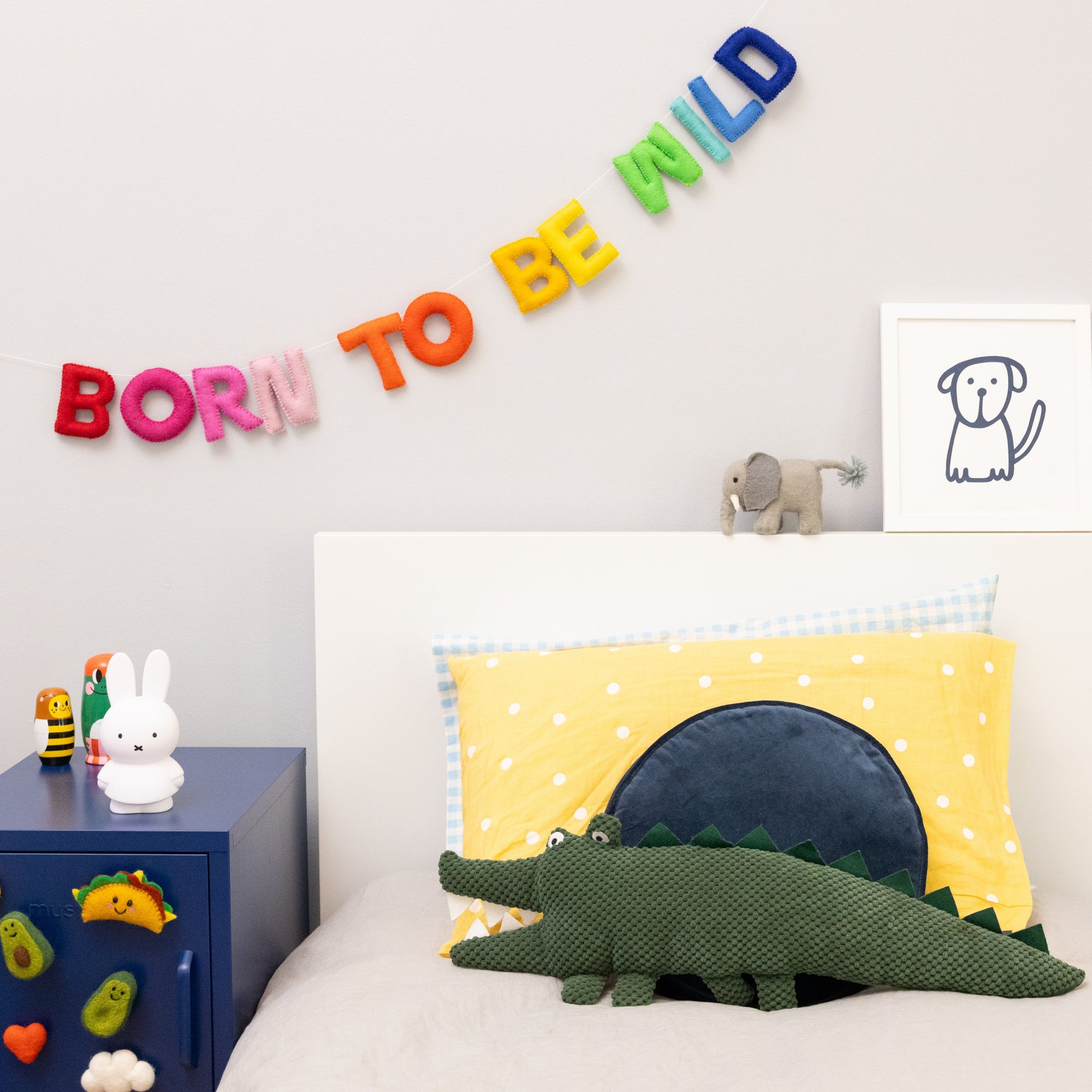 Born to be wild Garland - Rainbow-Fun-Little Fish Co.