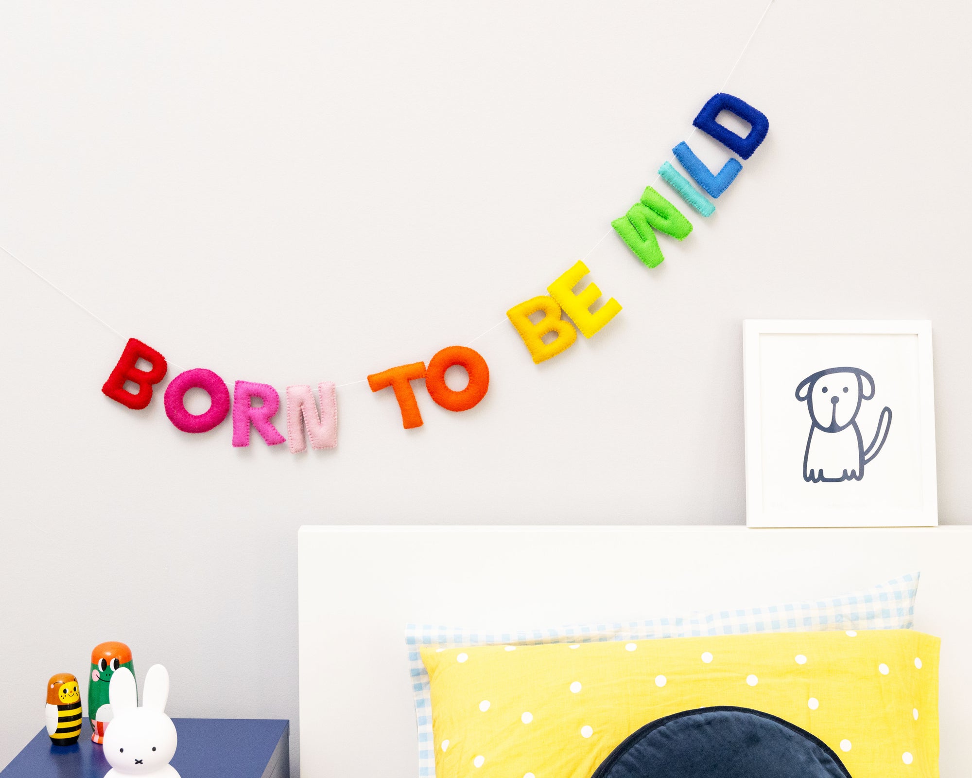 Born to be wild Garland - Blueberry-Fun-Little Fish Co.