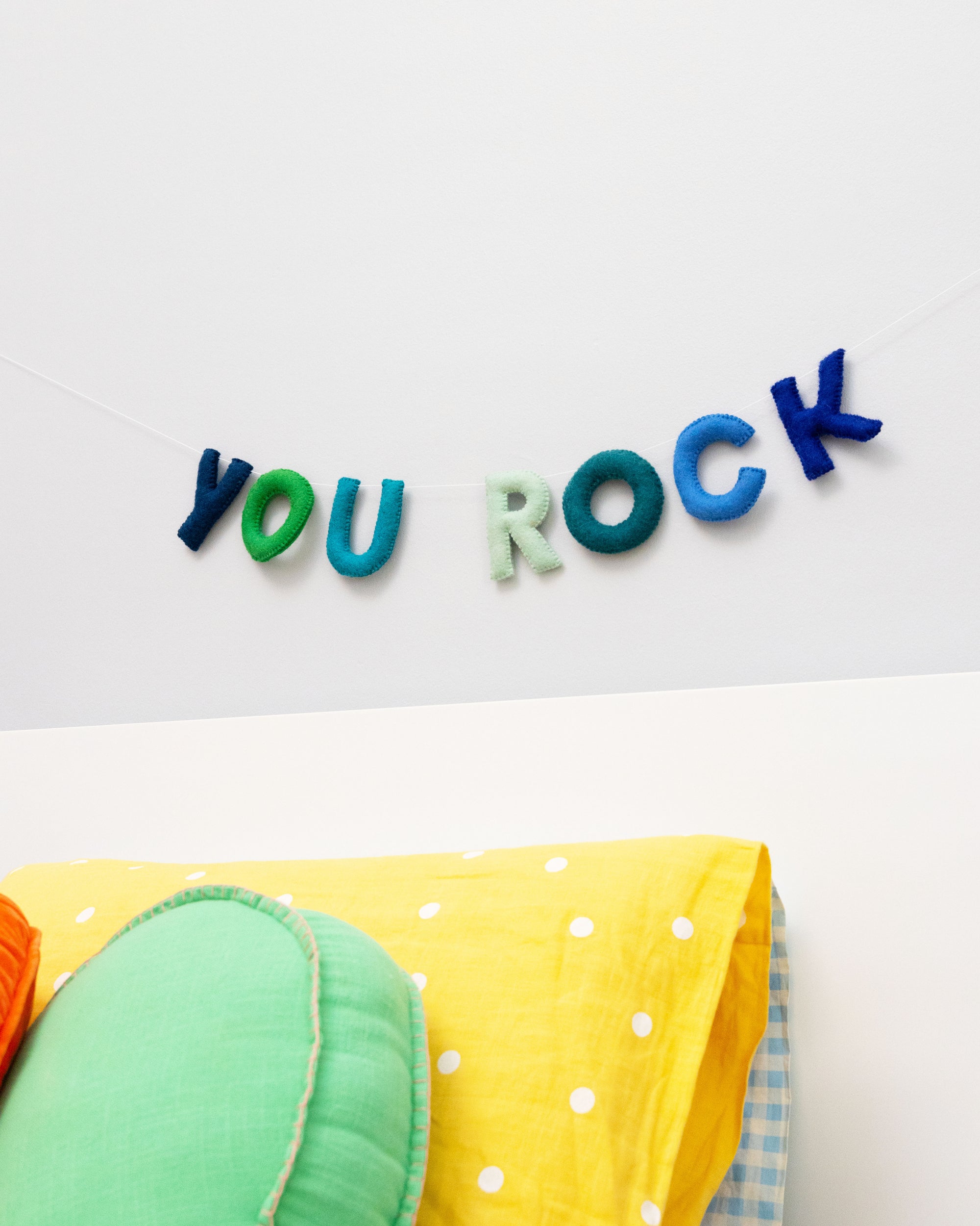 You Rock felt garland various-Boxing day 2024-Little Fish Co.