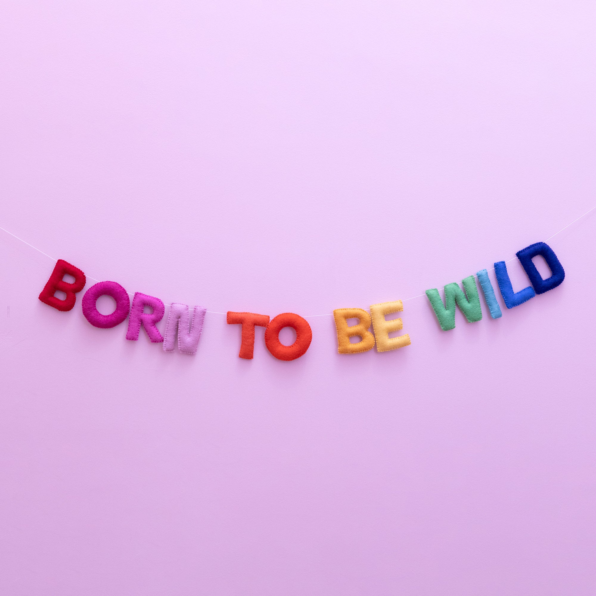 Born to be wild Garland - Rainbow-Fun-Little Fish Co.