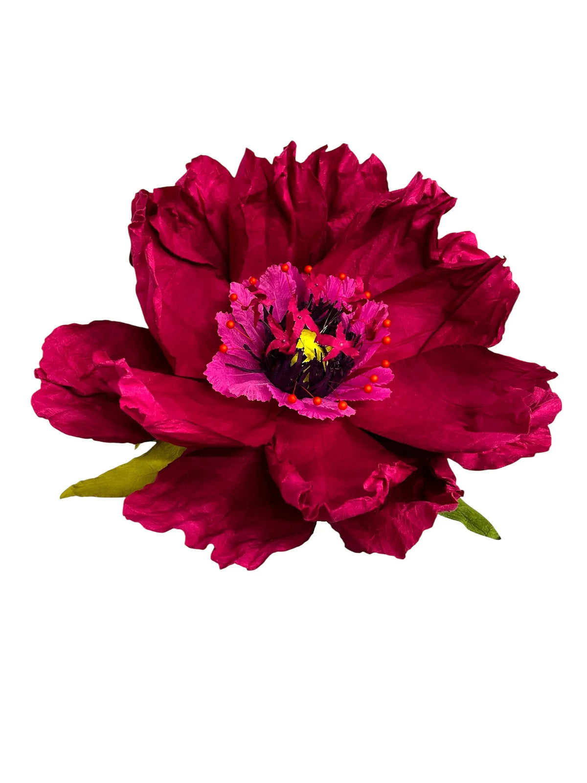 Handmade Paper Dancing flower - Magenta