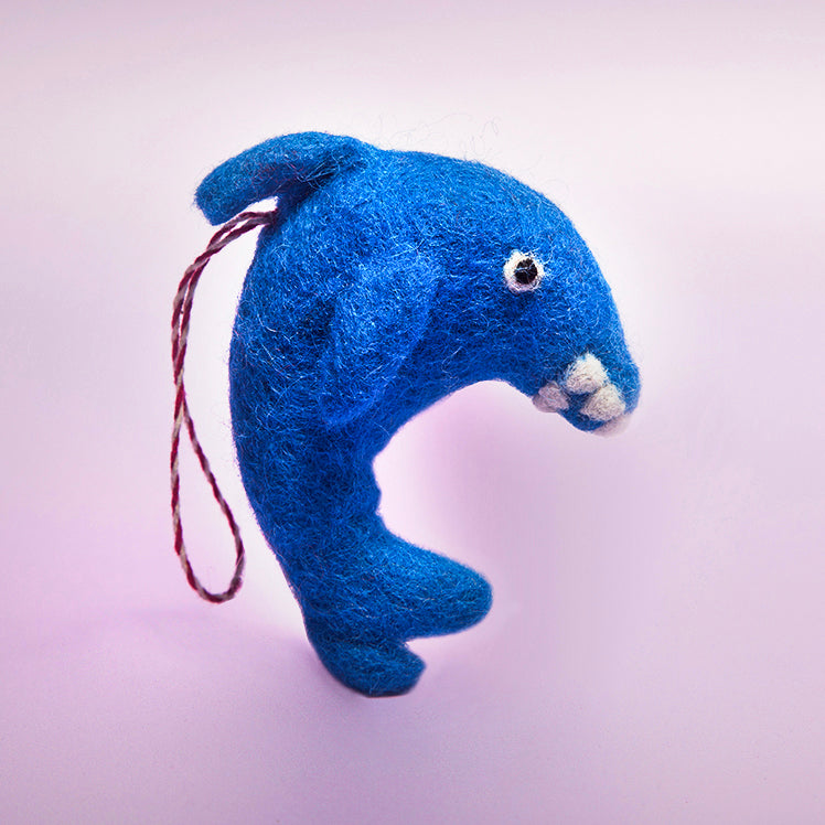 Shark Felt Christmas decoration-Little Fish Co.