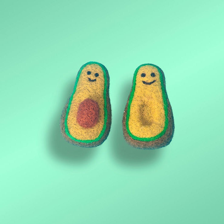 Avocado Magnet set ( 2 pieces)-Little Fish Co.