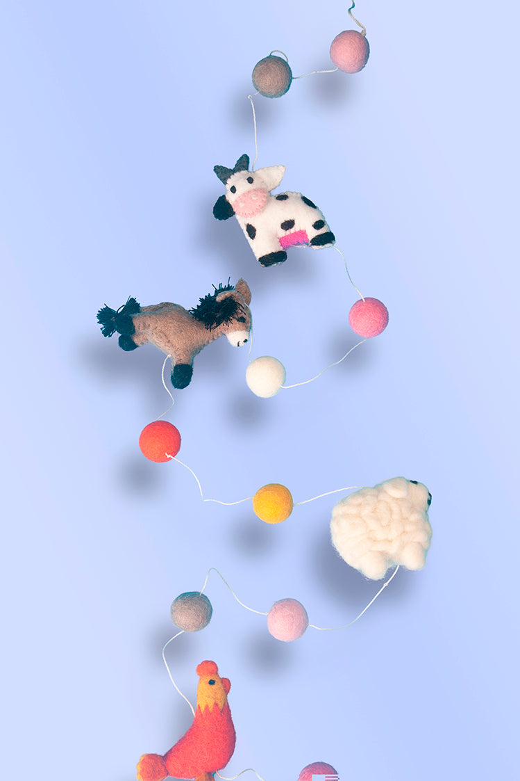 Farm Animals Wall hanging-New Arrivals-Little Fish Co.