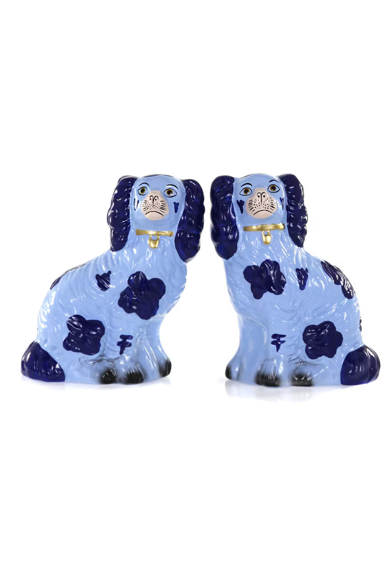 STAFFORDSHIRE SPANIEL - Blue