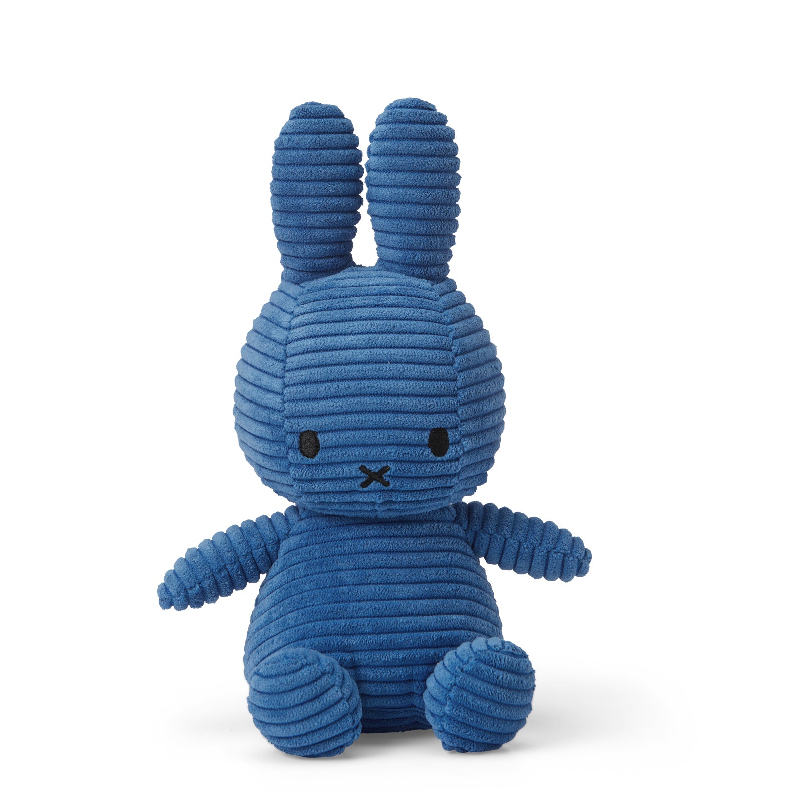 Miffy Sitting Corduroy Cobalt Blue 23cm-Fun-Little Fish Co.