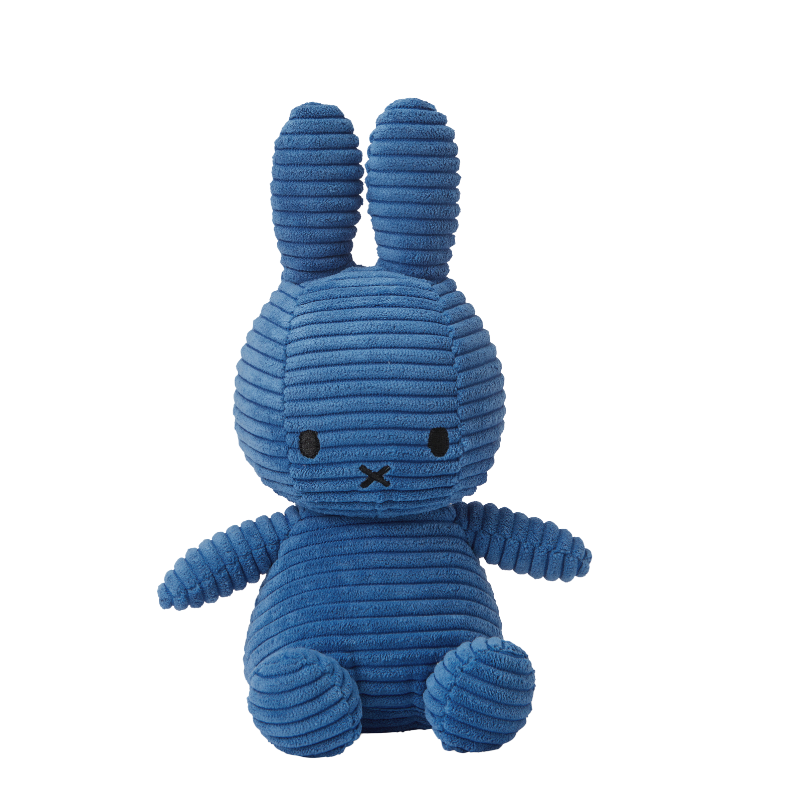 Miffy Sitting Corduroy Cobalt Blue 23cm-Fun-Little Fish Co.