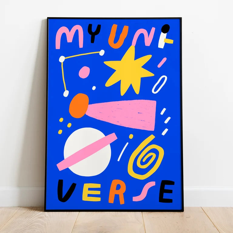 My universe fine art print-Little Fish Co.