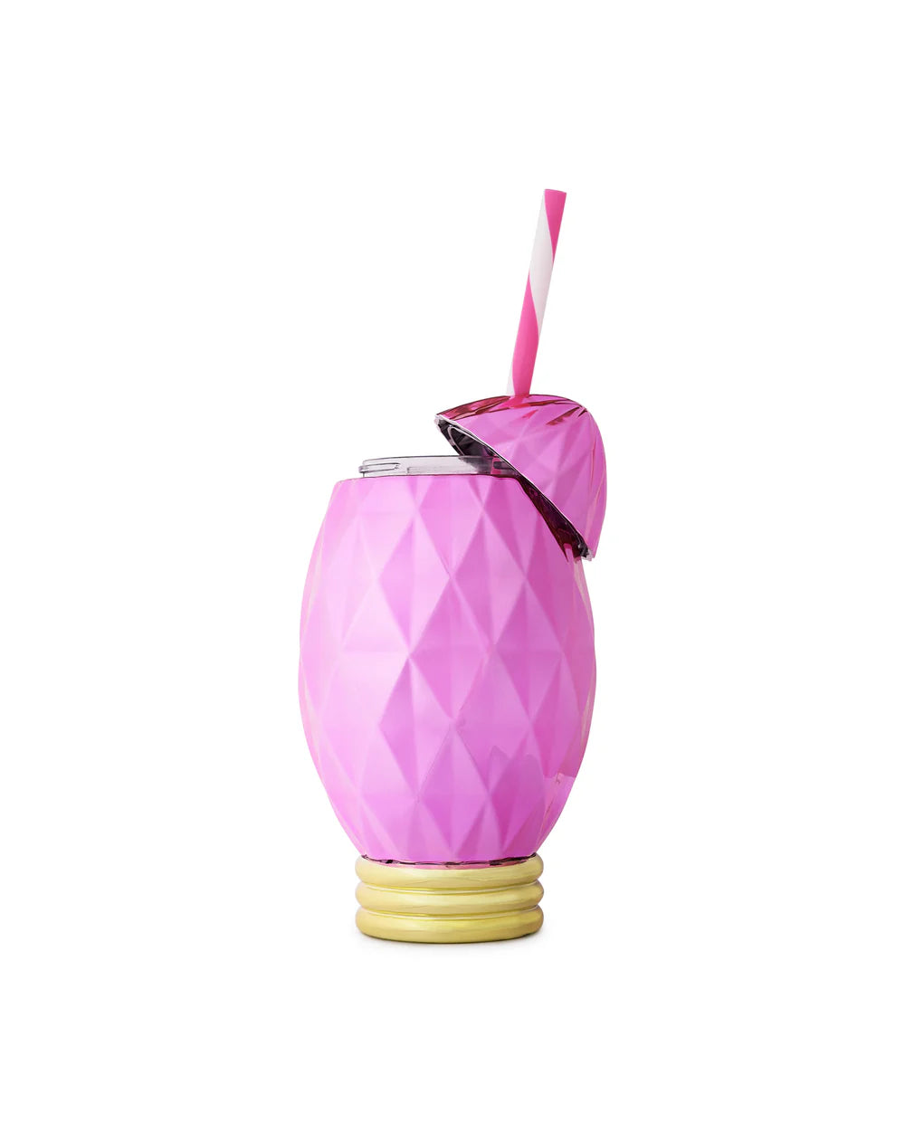 Pink Vintage Holiday Light up Cup