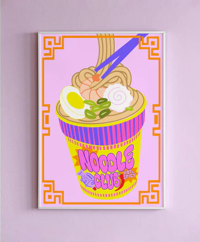 Noodle wall print-Top 30 Art-Little Fish Co.