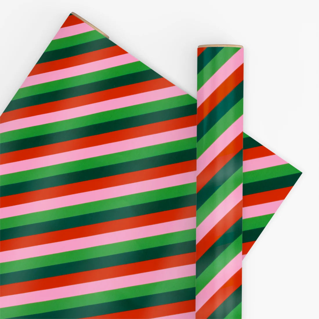 10M Peppermint Parade (Gloss) Festive Wrapping Paper-Little Fish Co.