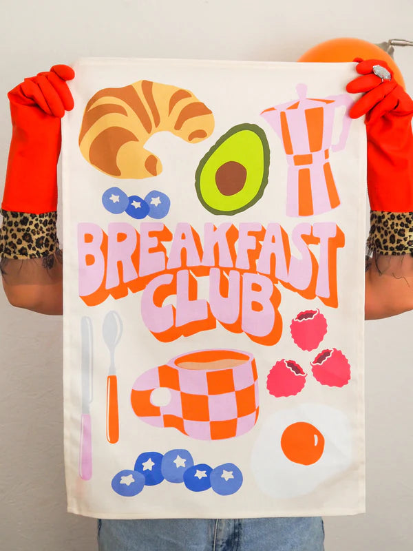 Breakfast Club Tea towel-Top 30 Decor-Little Fish Co.
