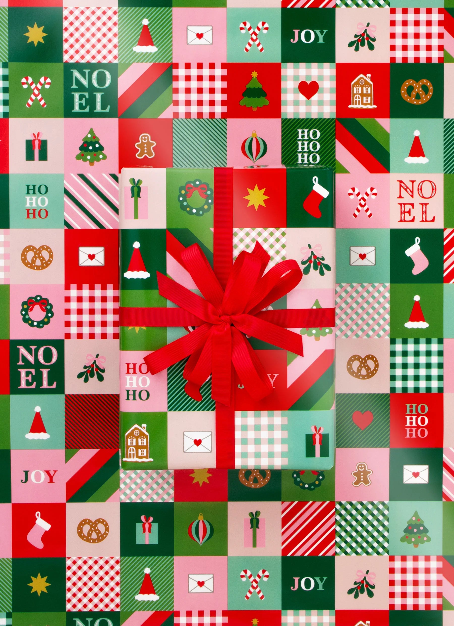 10M Jingle Festive (Gloss) Wrapping Paper-Little Fish Co.