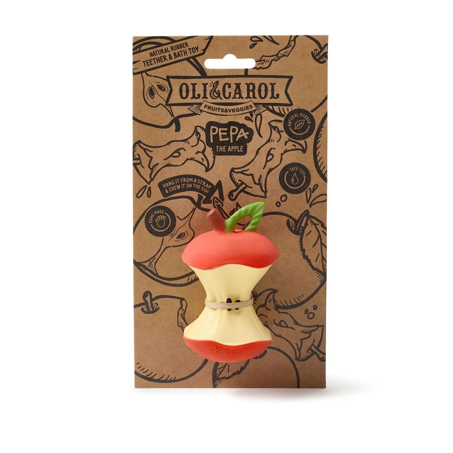 Pepa the Apple Baby Teether-Fun-Little Fish Co.