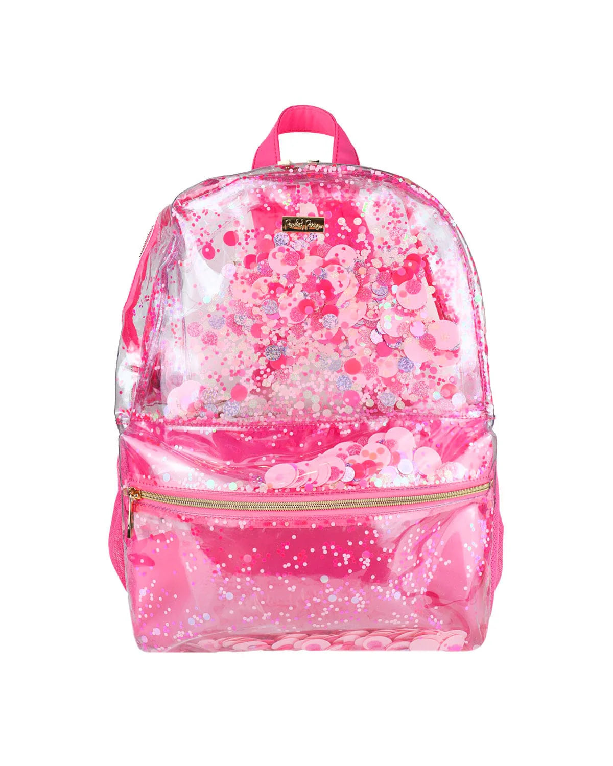 Pink Party confetti backpack-New arrivals-Little Fish Co.