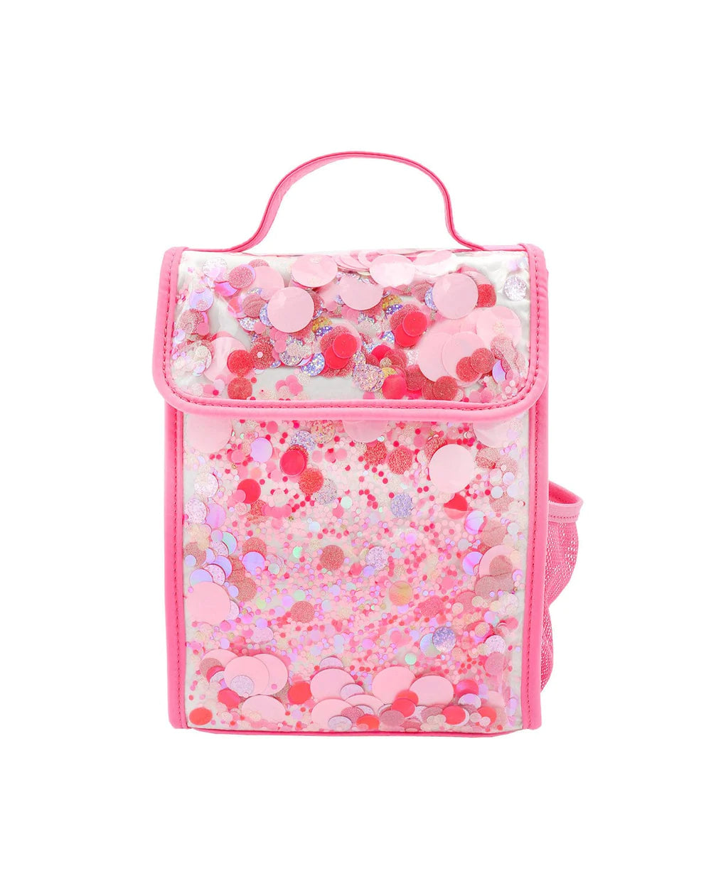 Pink confetti insulated lunch bag-Little Fish Co.