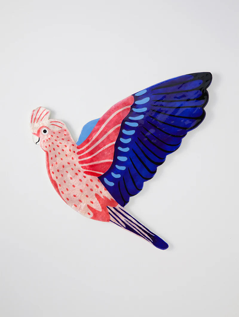 Aerial Galah wall art-Decor-Little Fish Co.