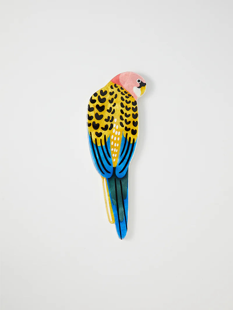 Aerial Yellow Rosella Wall Art-Decor-Little Fish Co.