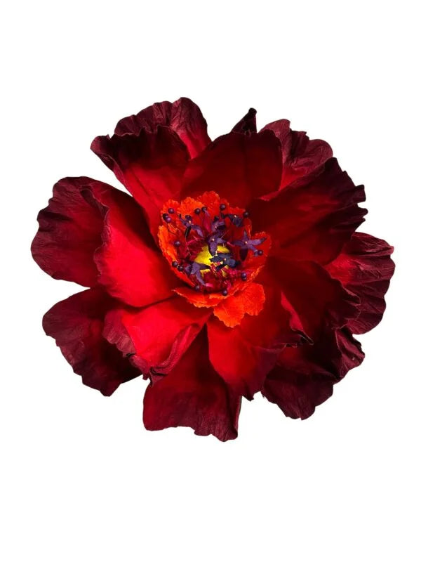Handmade Paper Dancing flower - Red