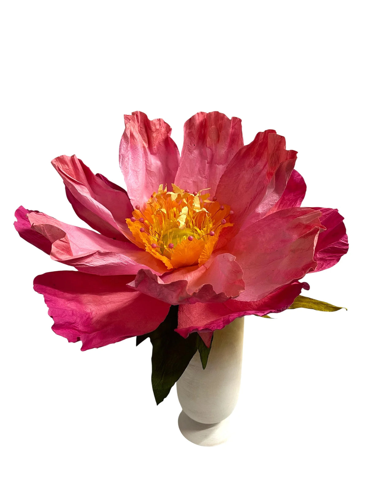 Handmade Paper Dancing flower - Salmon