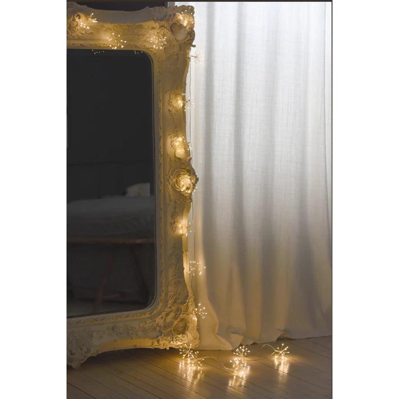Starburst chain light - Battery Silver-Top 30 Christmas-Little Fish Co.