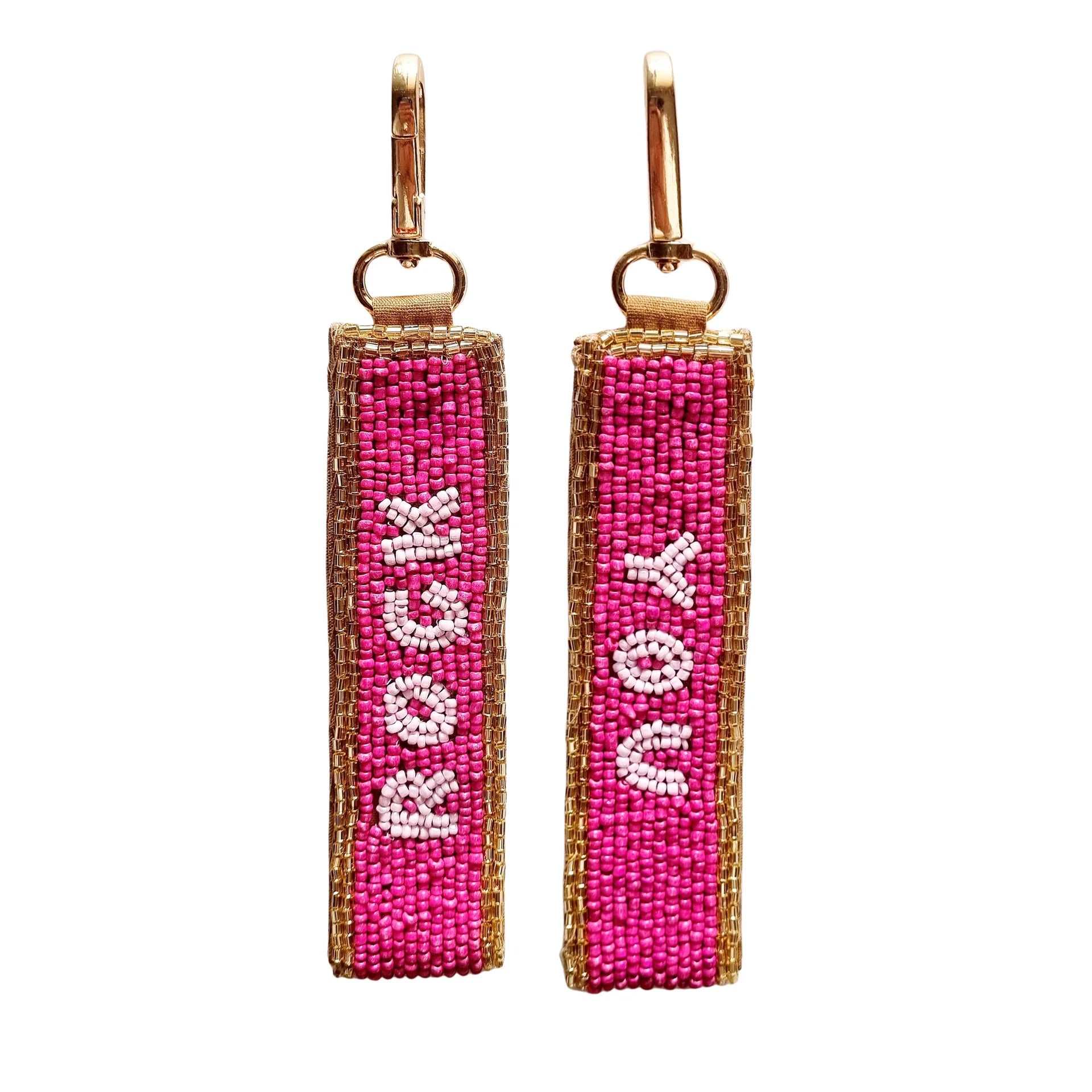 You Rock Beaded Key Chain-New Arrivals-Little Fish Co.