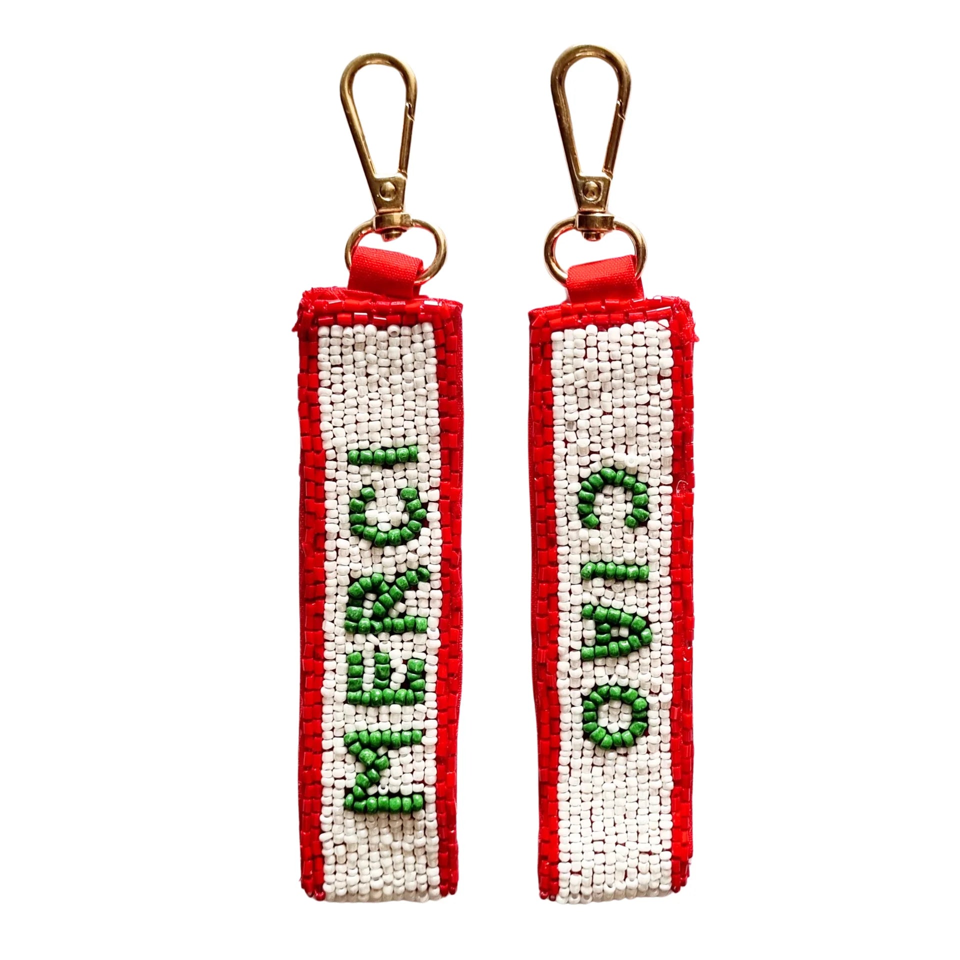 Merci Ciao Beaded Key chain-New Arrivals-Little Fish Co.