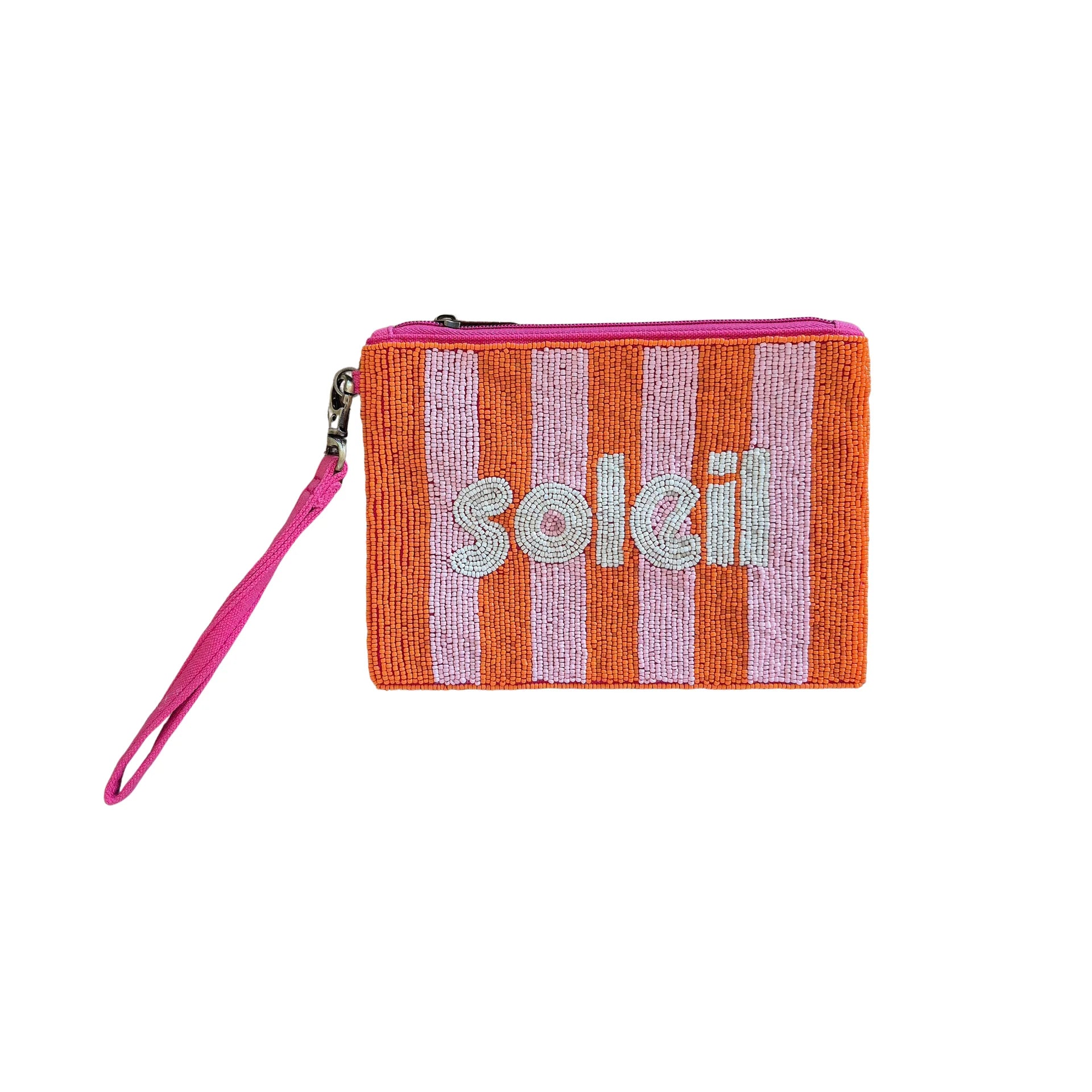 Beaded large pouch - soliel-Fashion-Little Fish Co.