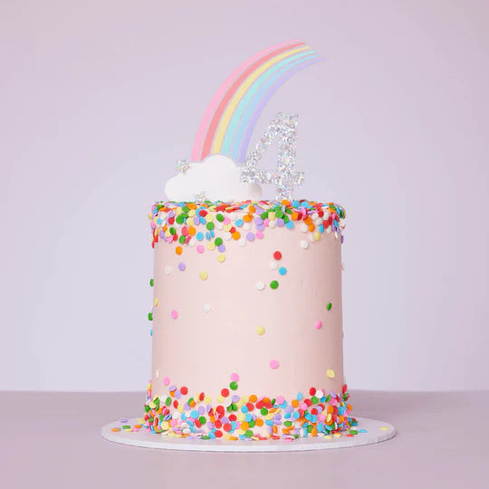 Rainbow Cloud Cake Topper-Little Fish Co.