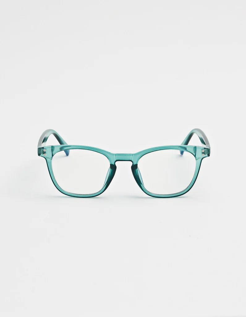 Claremont Blue Light glasses in Aqua-Little Fish Co.