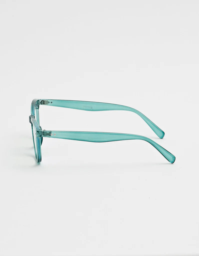 Claremont Blue Light glasses in Aqua-Little Fish Co.